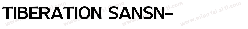 Tiberation Sansn字体转换
